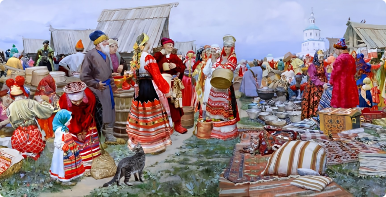 На Куликовом поле жизнь кипела и во время битвы